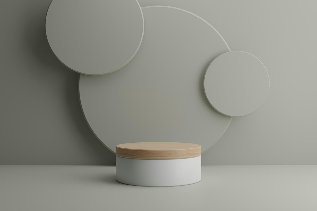Hvit abstrakte geometrisk kunstverk fra Dresden, Tyskland
